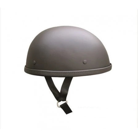Flat Black Turtle Novelty Motorcycle Helmet
