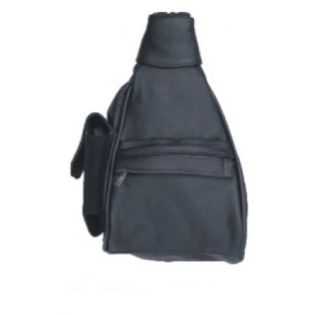 Ladies Black Plain PVC Small Backpacks