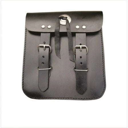 Medium Leather Plain Sissy Bar Bag