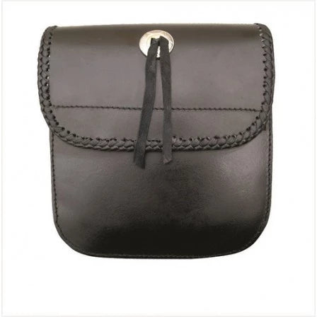 Medium Leather Laced Sissy Bar Bag