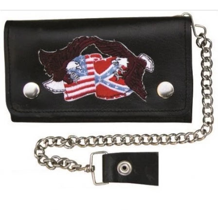 Flags and Eagles Biker Chain Wallet